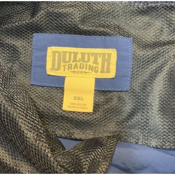 Duluth Trading‎ Co Nylon Shorts Mens Size 2XL Blue Drawstring Elastic Waist - Picture 8 of 8